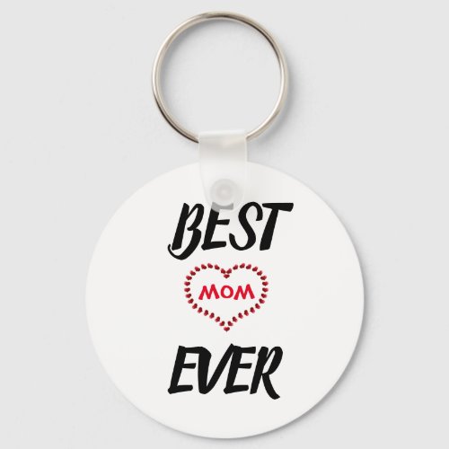 Personalized Best Mom Quote Mothers Day Gift Keychain