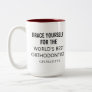 Personalized Best Orthodontist Professional Name Two-Tone Coffee Mug