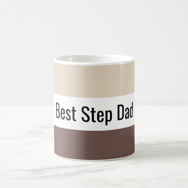 Personalized Best Step Dad Mug (Center)