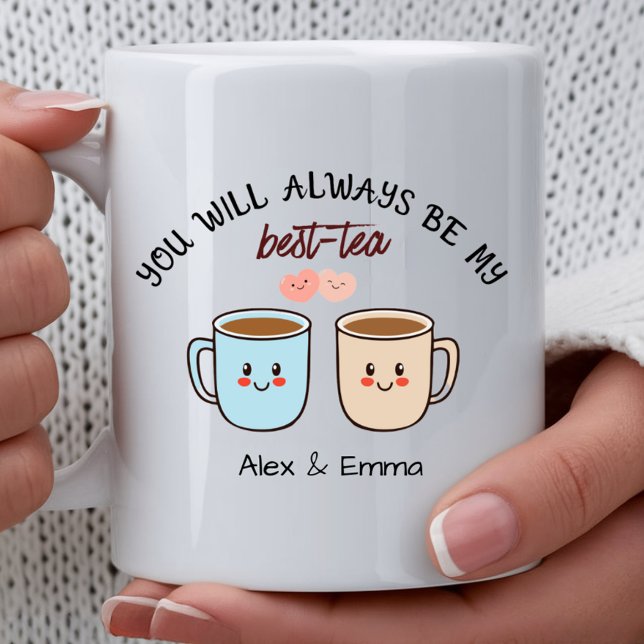 Personalized Best-Tea Couple   Mug (Creator Uploaded)
