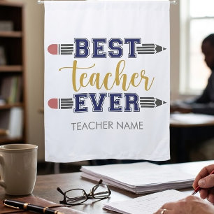 Personalized Best Teacher Ever - Customized Gift Blackout Curtains