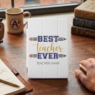 Personalized Best Teacher Ever - Customized Gift iPad Mini Cover