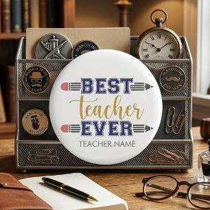 Personalized Best Teacher Ever - Customized Gift Magnet