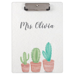 Personalized Best Teacher Gift Clipboard