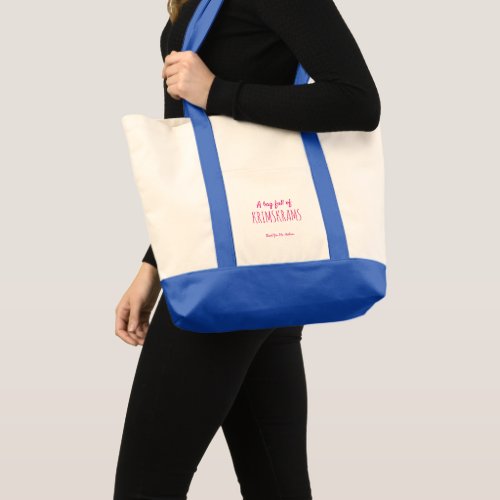 Personalized best teacher modern fun tote bag