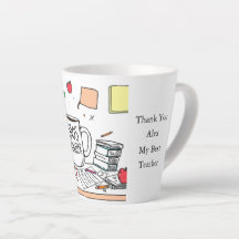 Personalized Best Teacher Thank You Gift Coffee