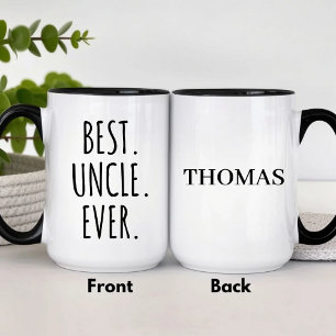 Personalized Best Uncle Ever Mug