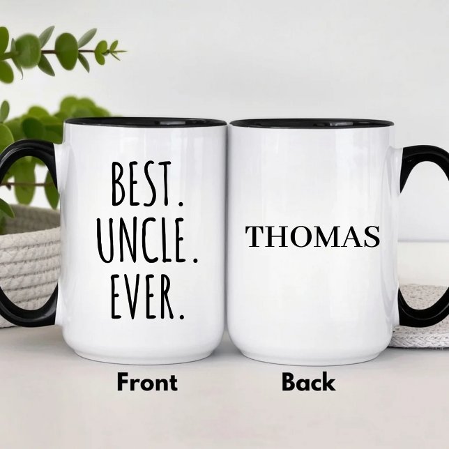 Personalized Best Uncle Ever  Mug (Creator Uploaded)