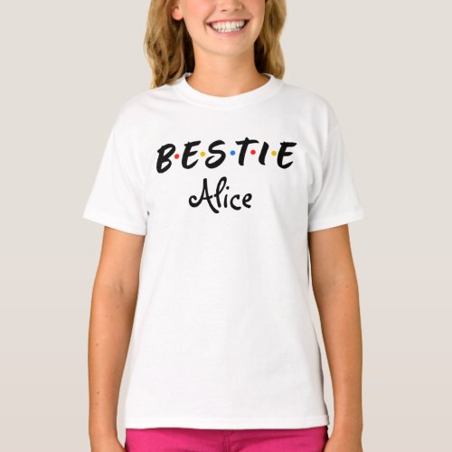 Personalized Bestie BFF T_Shirt