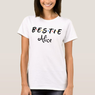 Personalized Bestie BFF T-Shirt