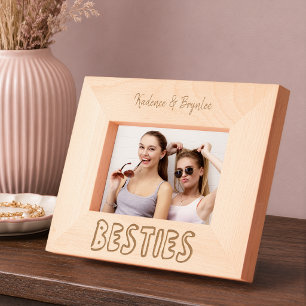 Personalized Besties Photo  Engraved Frames
