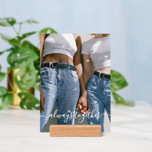 Personalized Besties Photo For Life Quote Text Holder