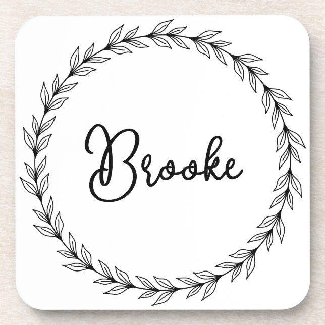 Personalized Beverage Coaster (Front)