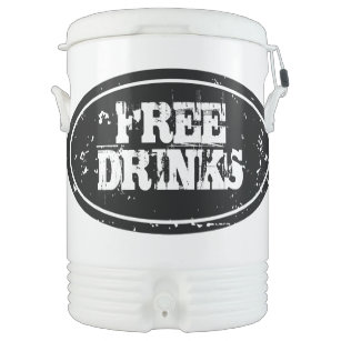 Personalized beverage cooler   Large 10 gallon