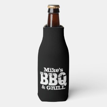 Personalized Beverage Holder For Bbq Party Bottle Cooler by cookinggifts at Zazzle