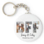 Personalized BFF Photo Collage Best Friend Forever Keychain