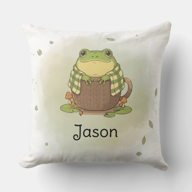 Personalized BG 1 Meet Zochi Throw Pillow (Front)