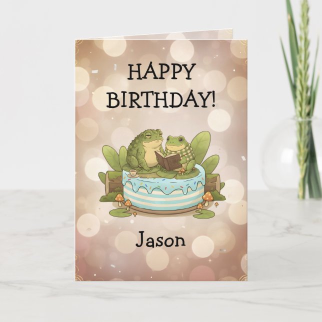 Personalized BG 1 Mossy the Toad Card (Front)