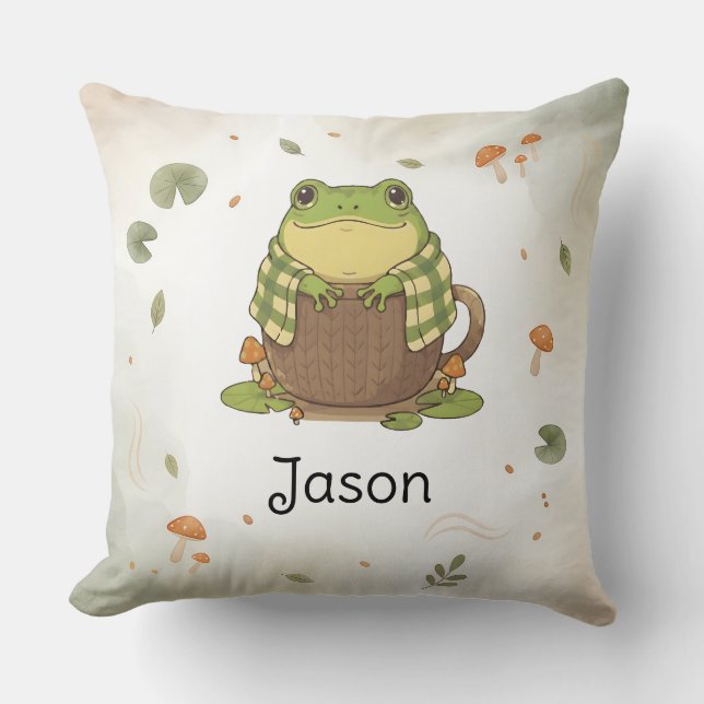 Personalized BG 2 Meet Zochi Throw Pillow (Front)
