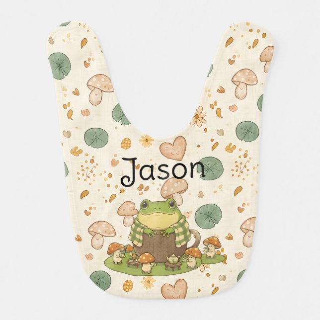 Personalized BG 2 Zochi's Party Baby Bib (Front)