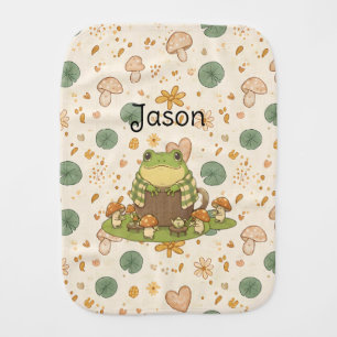 Personalized BG 2 Zochi's Party Baby Burp Cloth