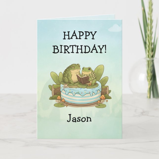 Personalized BG 3 Mossy the Toad Card (Front)