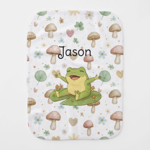 Personalized BG 3 Zochi Stretches Baby Burp Cloth