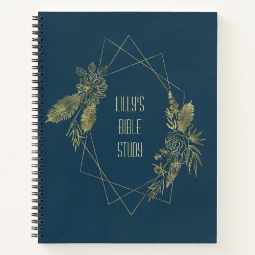 Personalized Bible Study Notebook