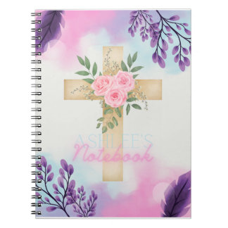 Personalized Bible Study Notebook - Watercolour