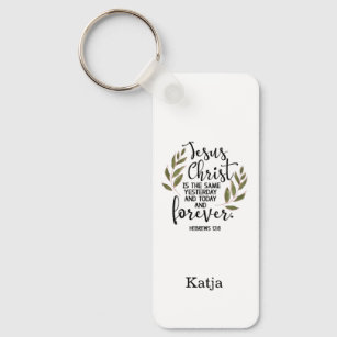 StampedByKShop Bible Verse Keychains- Stamped Cross Keychains