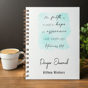 Personalized Bible Verse Spiral Notebook