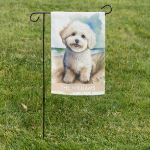 Personalized Bichon Frisé Gift Garden Flag