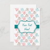 Personalized Bicycle Card (Front/Back)
