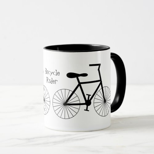 Personalized Bicycle Design Mug