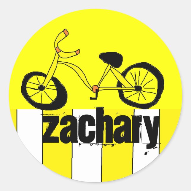 Personalized Bicycle Sticker (Front)