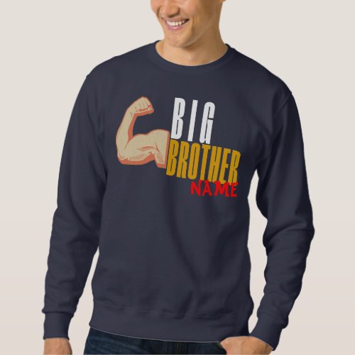 Personalized Big Brother Pregnancy Announcement Sweatshirt