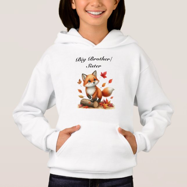 Personalized Big Brother/Sister Hoodie  (Front)