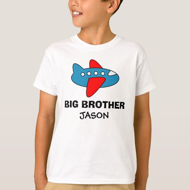 Personalized big brother t shirt for boys (Front)