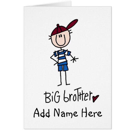 Personalized Big Brother Tshirts and Gifts Card