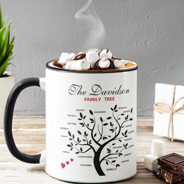 Personalized Big Family Tree (20 names) Mug (Creator Uploaded)