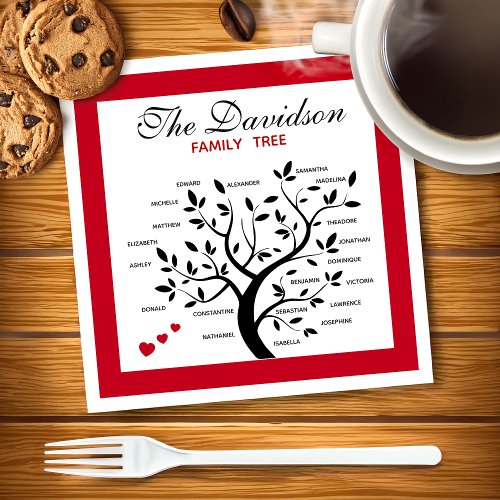 Personalized Big Family Tree (20 names)