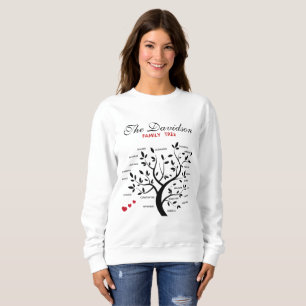 Personalized Big Family Tree (20 names) Sweatshirt