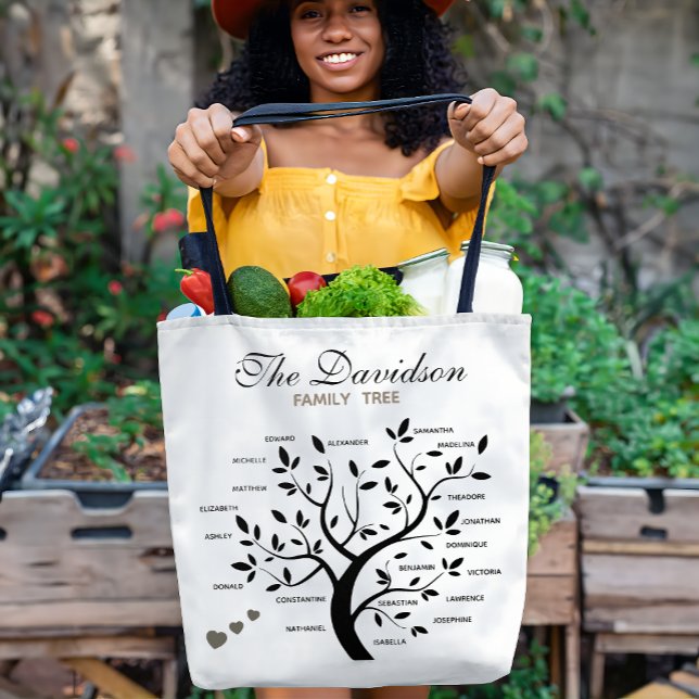 Personalized Big Family Tree (20 names)  Tote Bag (Creator Uploaded)