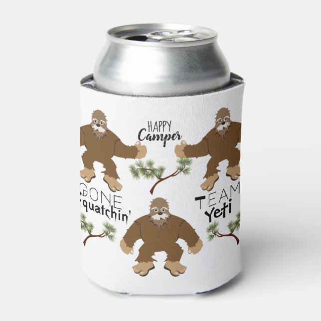 Personalized Big Foot Can Cooler (Can Front)