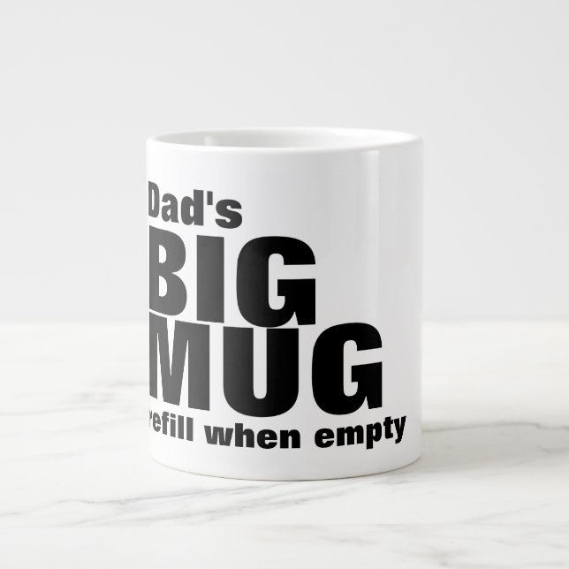 Personalized Big Mug With Name And Text (Front)