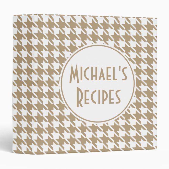 Personalized Big Recipe Binder (Front/Spine)