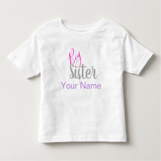 Personalized Big Sister Shirt