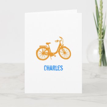 Personalized Bike Note Cards by dawnfx at Zazzle