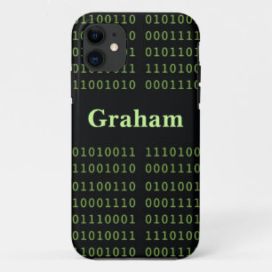 Personalized Binary Code iPhone 11 Case