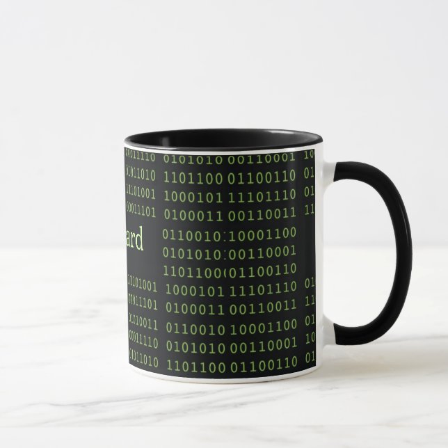 Personalized Binary Code Mug (Right)
